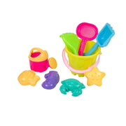 Itoys Trolley Beach Set 10 Pcs - Multicolor