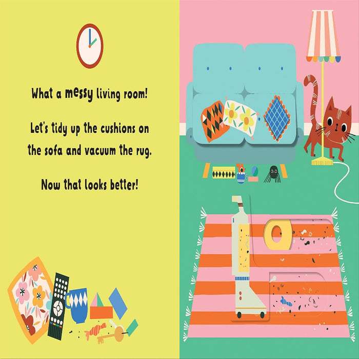 It's Time to... Clean Up!-Board Book-Prh-Toycra