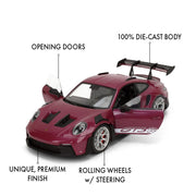 Jada Pink Slips Porsche 911 GT3 RS Toy Vehicle 1:18 Scale