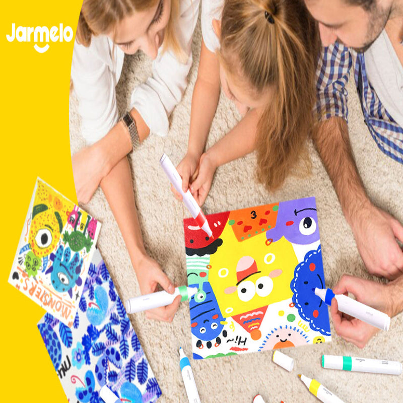 Jar Melo Acrylic Paint Markers With Bag- 36 Colors
