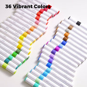 Jar Melo Acrylic Paint Markers With Bag- 36 Colors