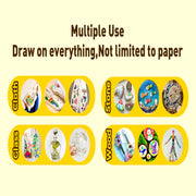 Jar Melo Acrylic Paint Markers With Bag- 36 Colors