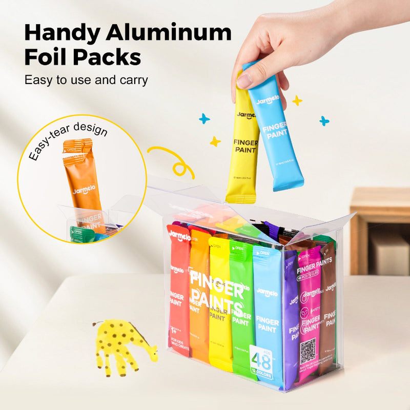 Jar Melo Color Burst Finger Paint-Arts & Crafts-Jarmelo-Toycra