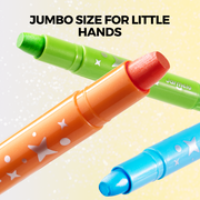Jar Melo Dreamy Glitter Washable Crayons