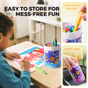 Jar Melo Dreamy Glitter Washable Crayons
