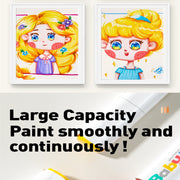 Jar Melo Dual-Tip Washable Markers: 24 Colours