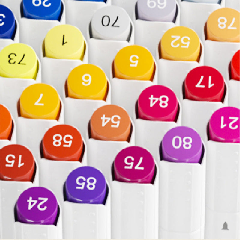 Jar Melo Dual-Tip Washable Markers: 24 Colours