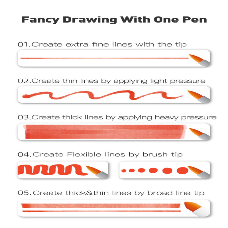 Jar Melo Dual-Tip Washable Markers: 24 Colours