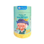Jar Melo Dual-Tip Washable Markers: 24 Colours