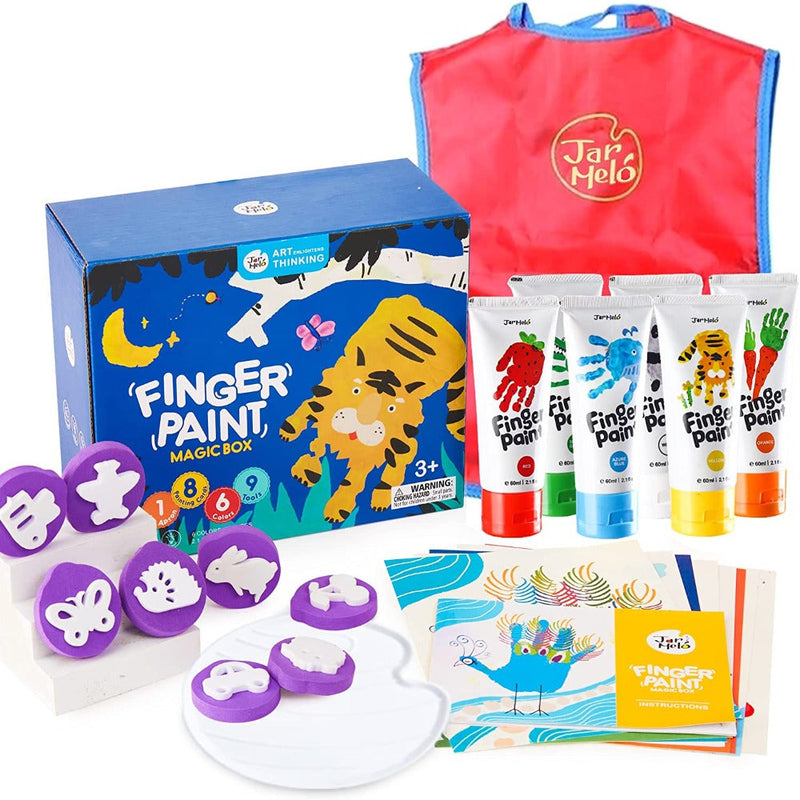 Jar Melo Finger Paint Magic Box