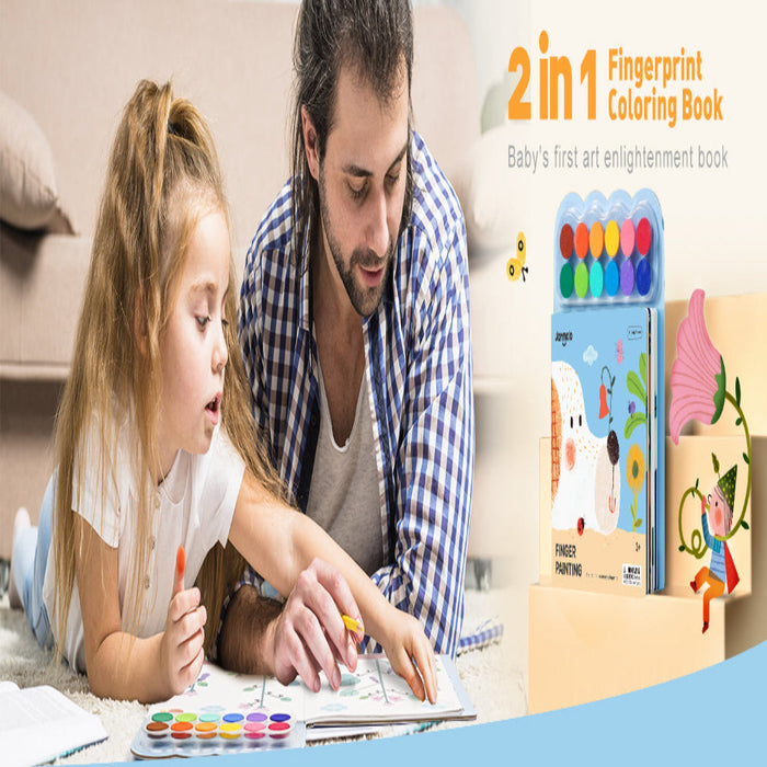 Jar Melo Finger Painting- A Lively Forest Book — Toycra