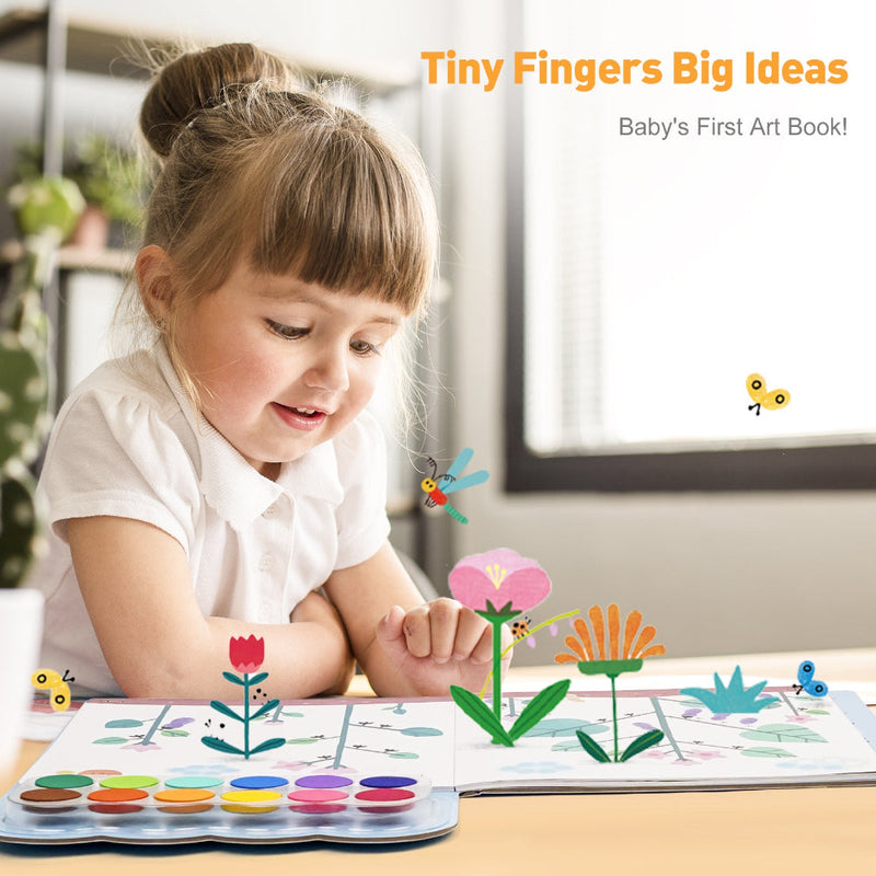 Jar Melo Finger Painting- A Lively Forest Book