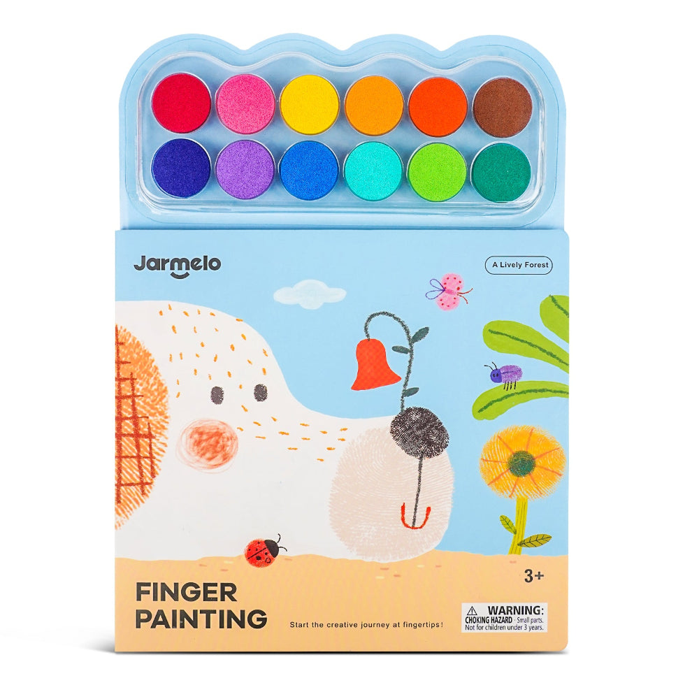 Jar Melo Finger Painting- A Lively Forest Book — Toycra