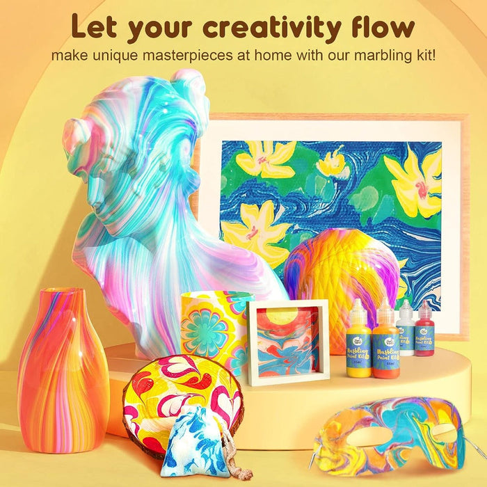 Marbling Paint Kit For Kids, Arts and Crafts for India