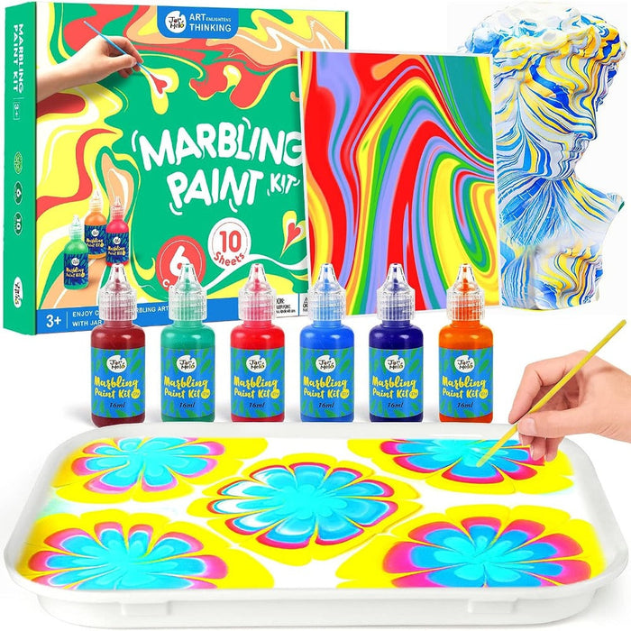 Water Marbling Paint Set Painting On Water Kits For Kids Christmas