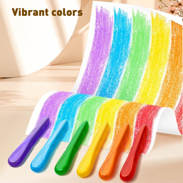 Jar Melo Mess Free Easy Grip Beeswax Crayons-Arts & Crafts-Jarmelo-Toycra