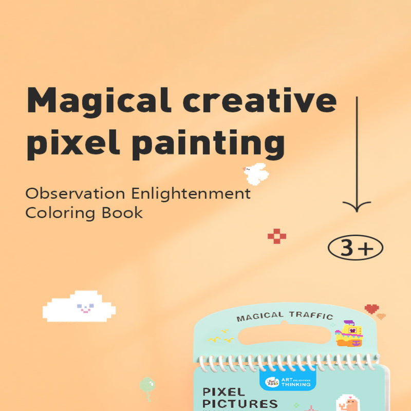 Jar Melo Pixel Pictures Colouring Books