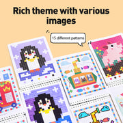 Jar Melo Pixel Pictures Colouring Books