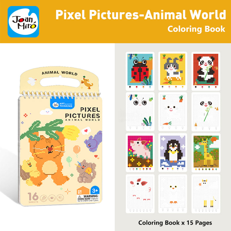 Jar Melo Pixel Pictures Colouring Books