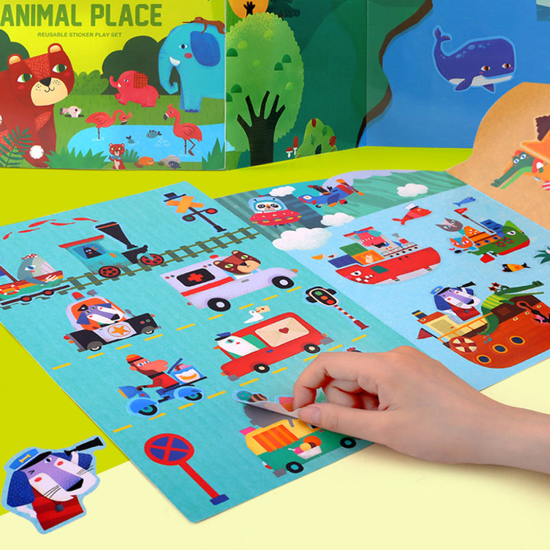 Jar Melo Reusable Sticker Play Set
