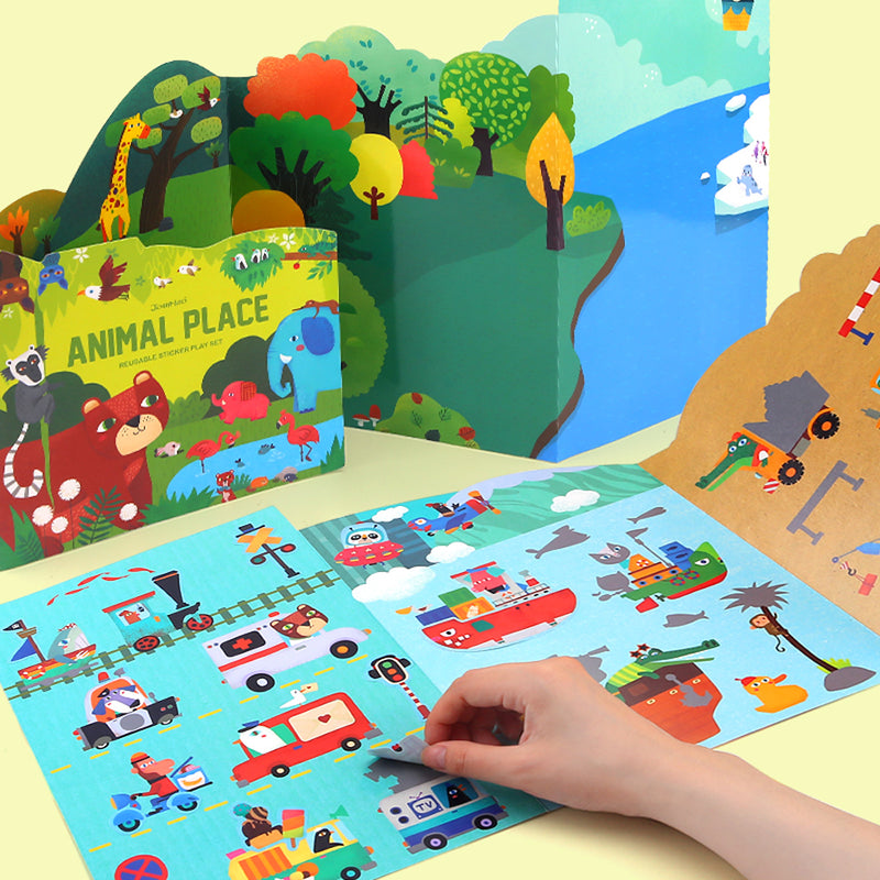 Jar Melo Reusable Sticker Play Set