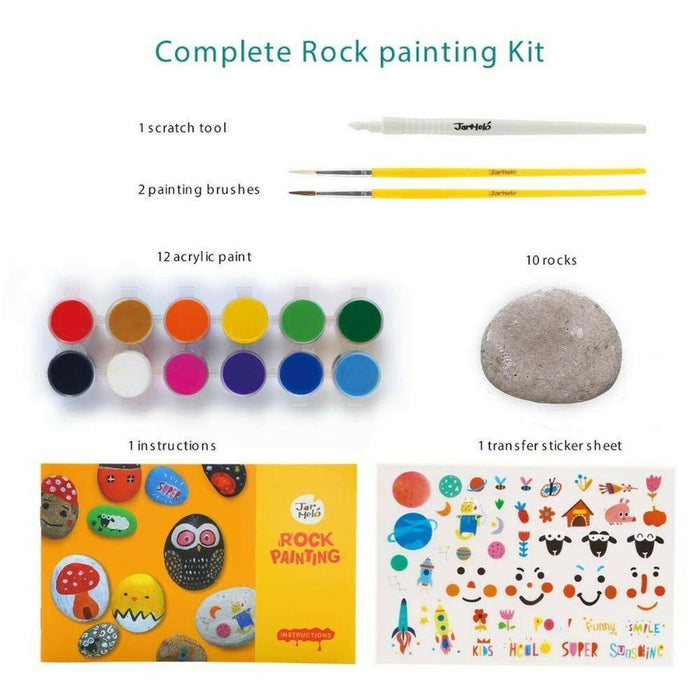 Jar Melo Rock Painting Kit-Arts & Crafts-Jarmelo-Toycra