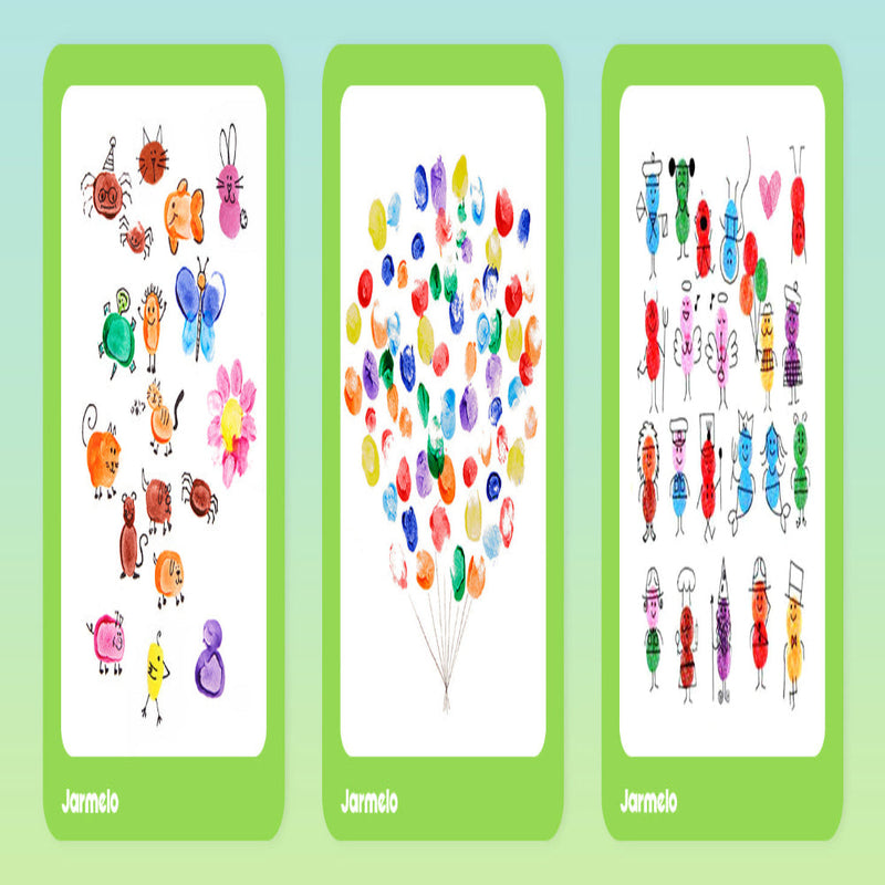Jar Melo Scented Finger Paint-8 colors