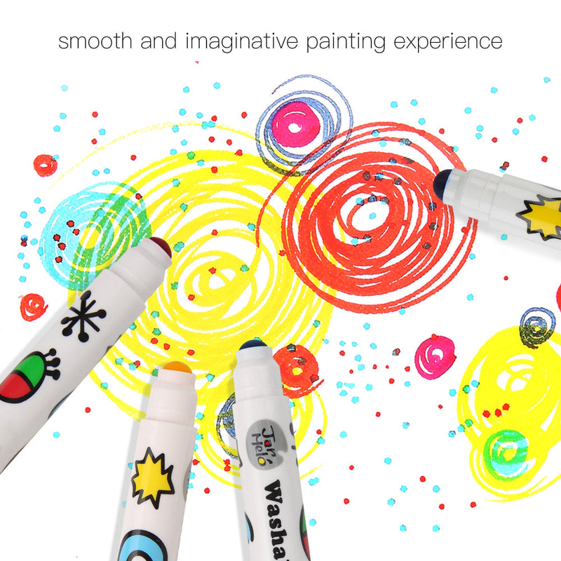 Jar Melo Special Round Tip Washable Markers