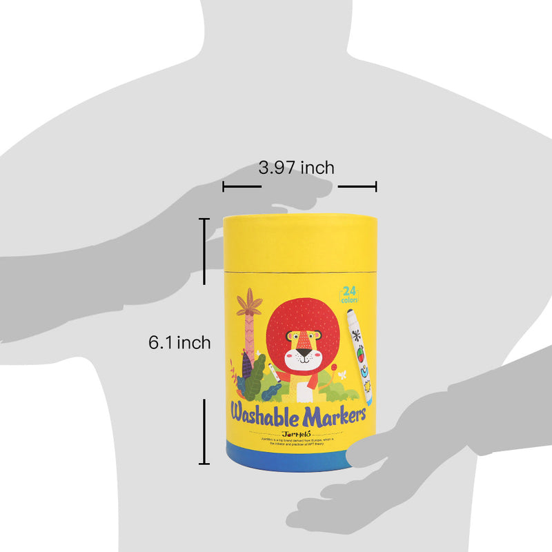Jar Melo Special Round Tip Washable Markers