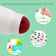 Jar Melo Special Round Tip Washable Markers
