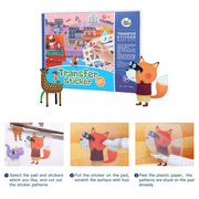 Jar Melo Transfer Sticker Scenes Pads -Busy City