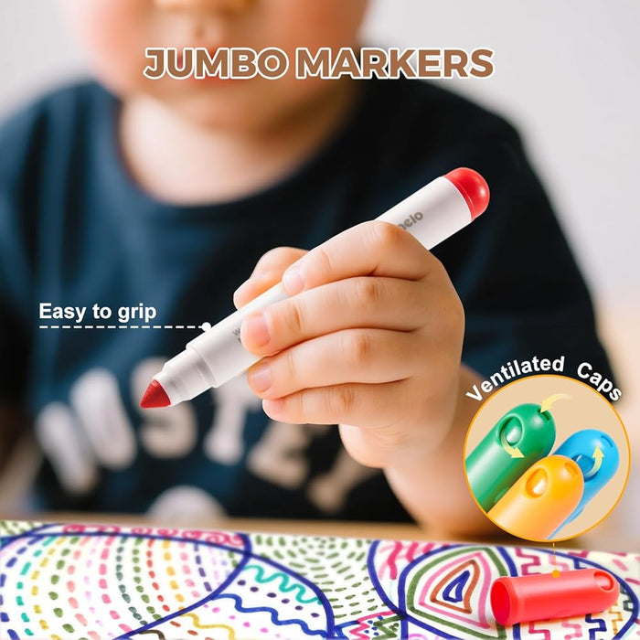 Jar Melo Wash Power Washable Markers-Arts & Crafts-Jarmelo-Toycra