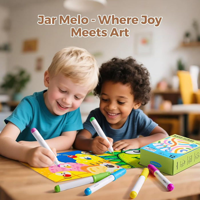 Jar Melo Wash Power Washable Markers-Arts & Crafts-Jarmelo-Toycra