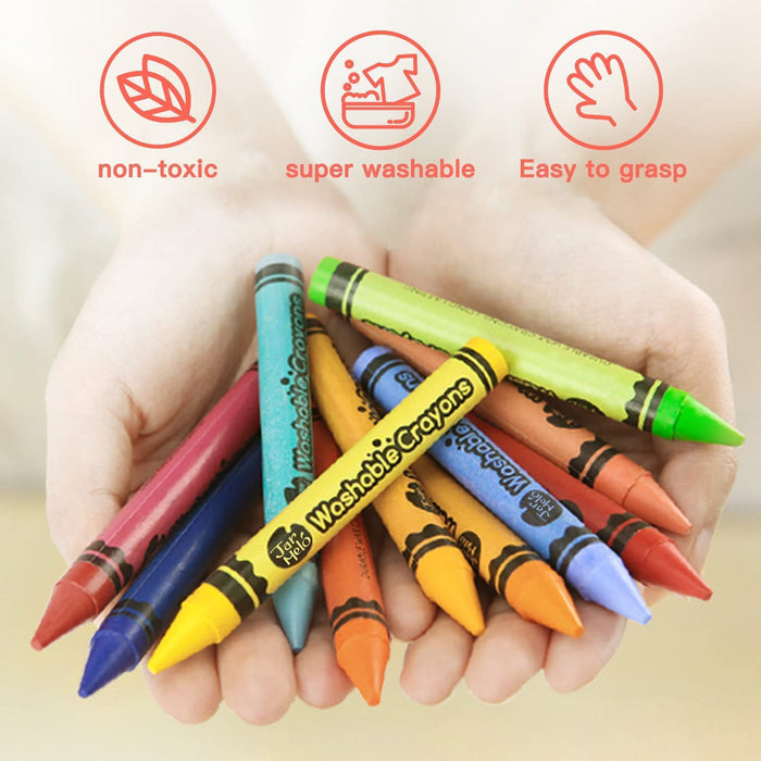 Jar Melo Washable Crayons-Arts & Crafts-Jarmelo-Toycra