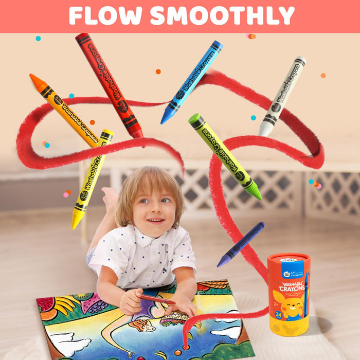 Jar Melo Washable Crayons-Arts & Crafts-Jarmelo-Toycra