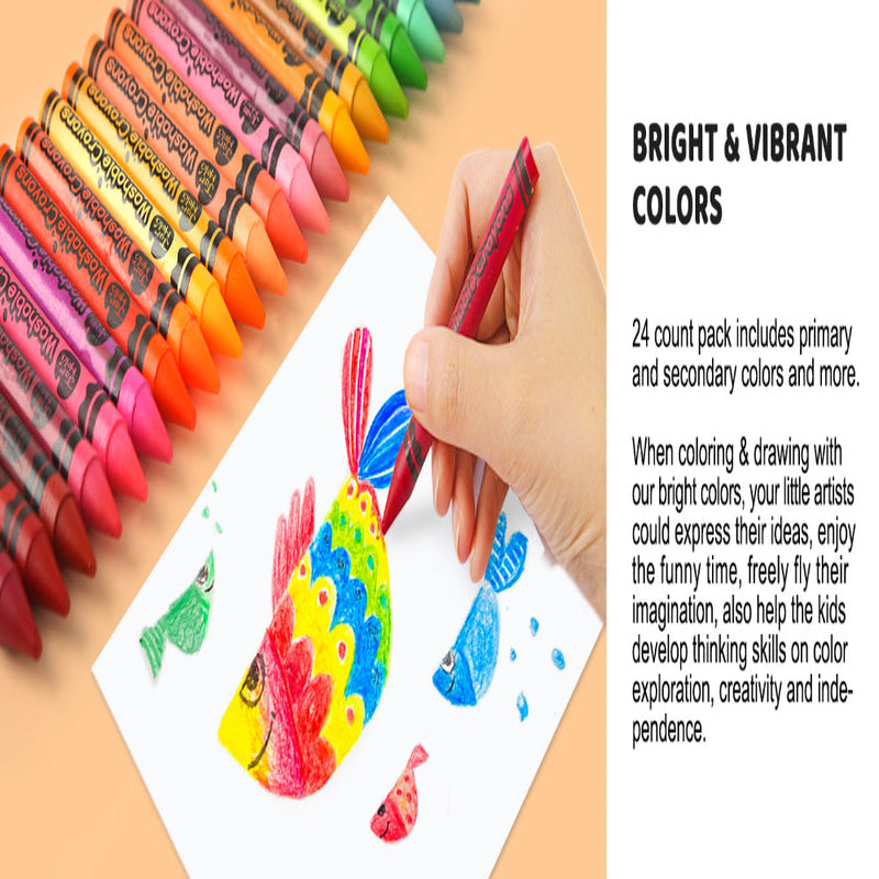 Jar Melo Washable Crayons