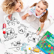 Jar Melo Washable Dot Markers Kit-Arts & Crafts-Jarmelo-Toycra