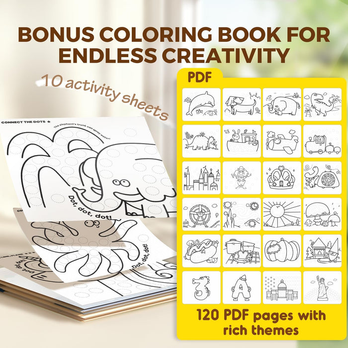 Jar Melo Washable Dot Markers Kit-Arts & Crafts-Jarmelo-Toycra