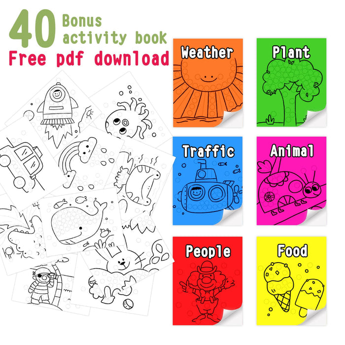 Jar Melo Washable Dot Markers Kit-Arts & Crafts-Jarmelo-Toycra