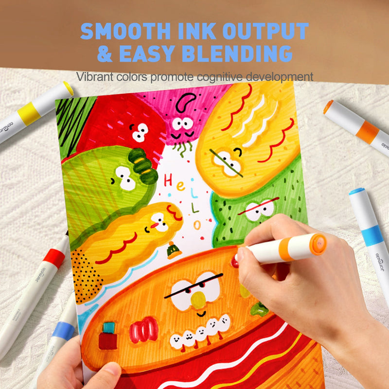 Jar Melo Washable Dual Tip Markers