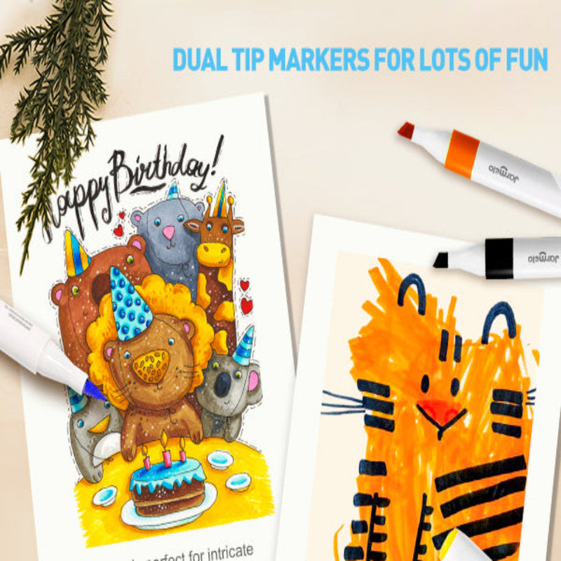 Jar Melo Washable Dual Tip Markers