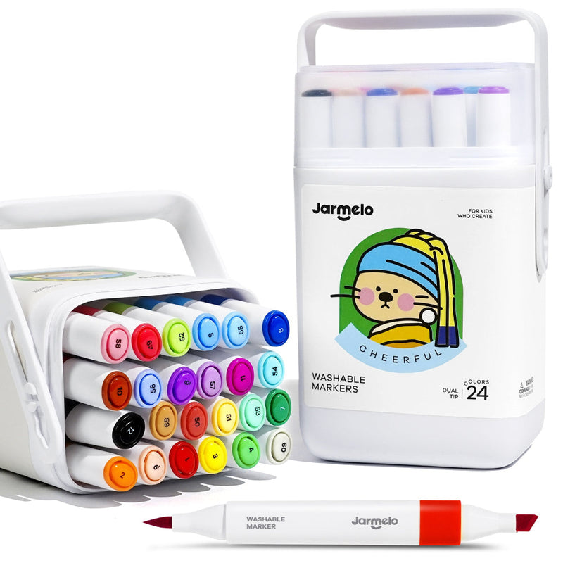 Jar Melo Washable Dual Tip Markers