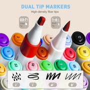 Jar Melo Washable Dual Tip Markers