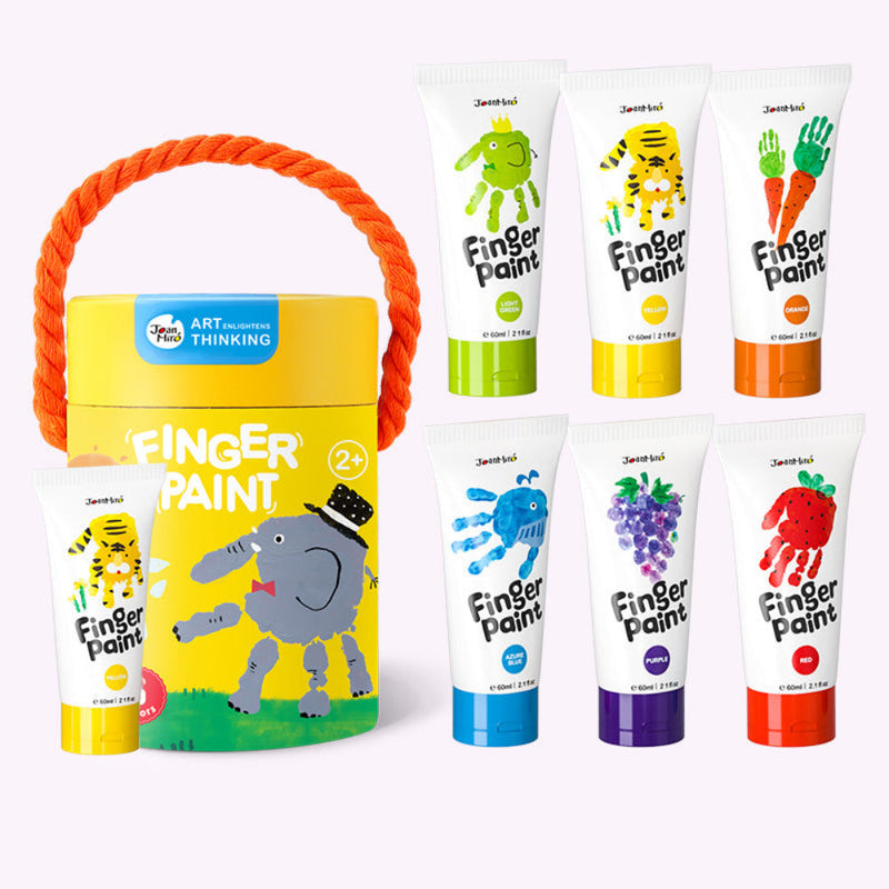 Jar Melo Washable Finger Paint Colors Set