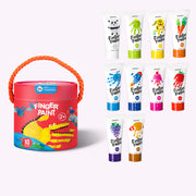 Jar Melo Washable Finger Paint Colors Set