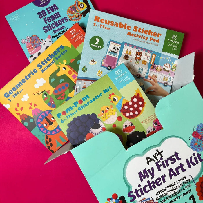 Jarmelo My First Sticker Art Kit — Toycra