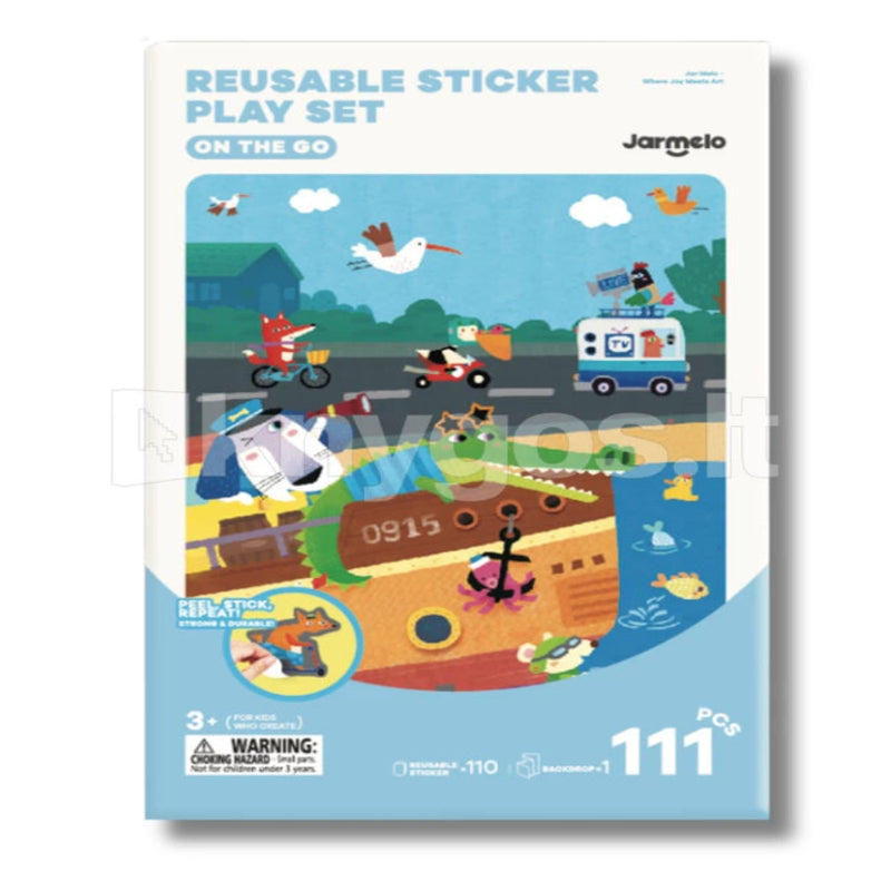 Jarmelo Reusable Stickers Play Set