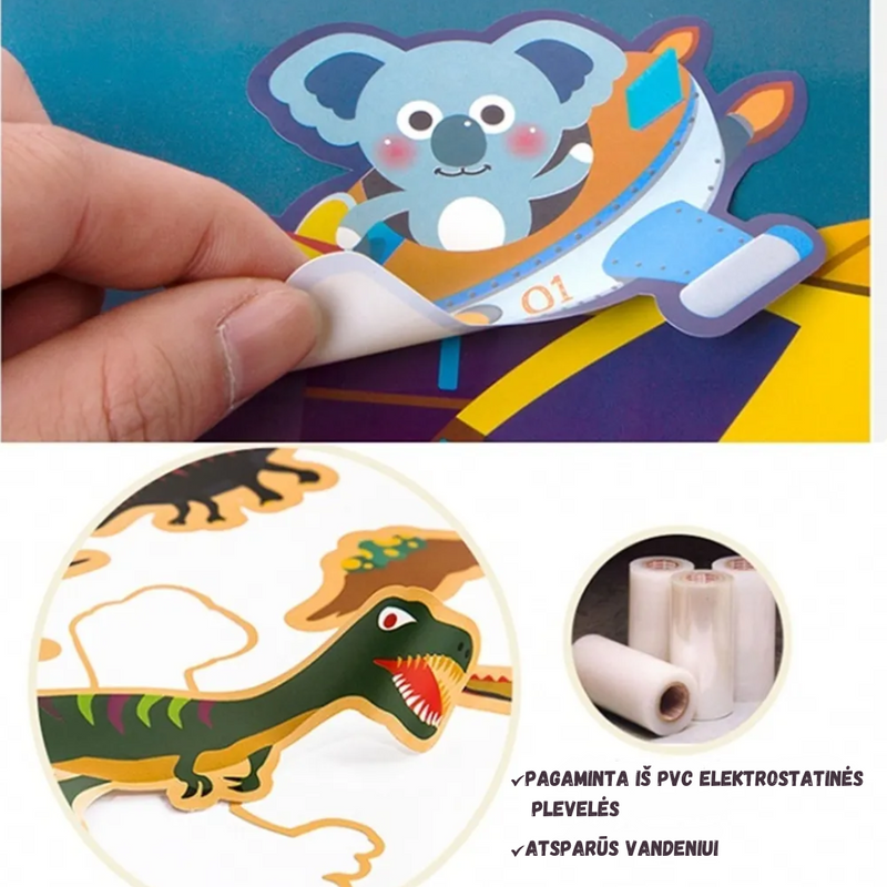Jarmelo Reusable Stickers Play Set