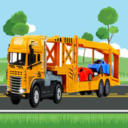 Joy Junction 1:24 Scale Diecast Truck and Trailer Set