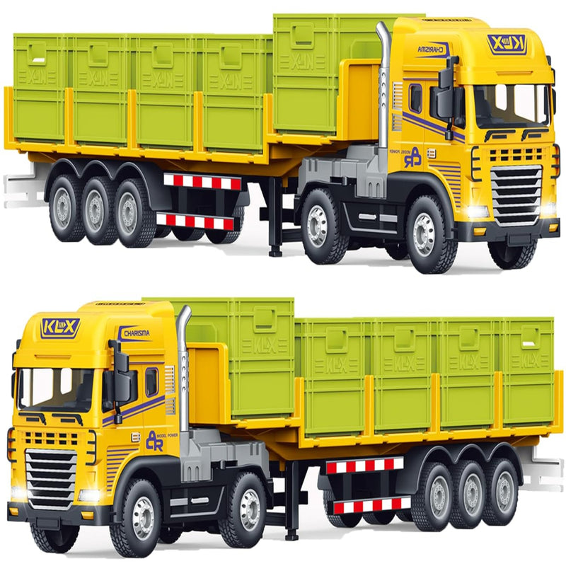 Joy Junction 1:24 Scale Diecast Truck and Trailer Set